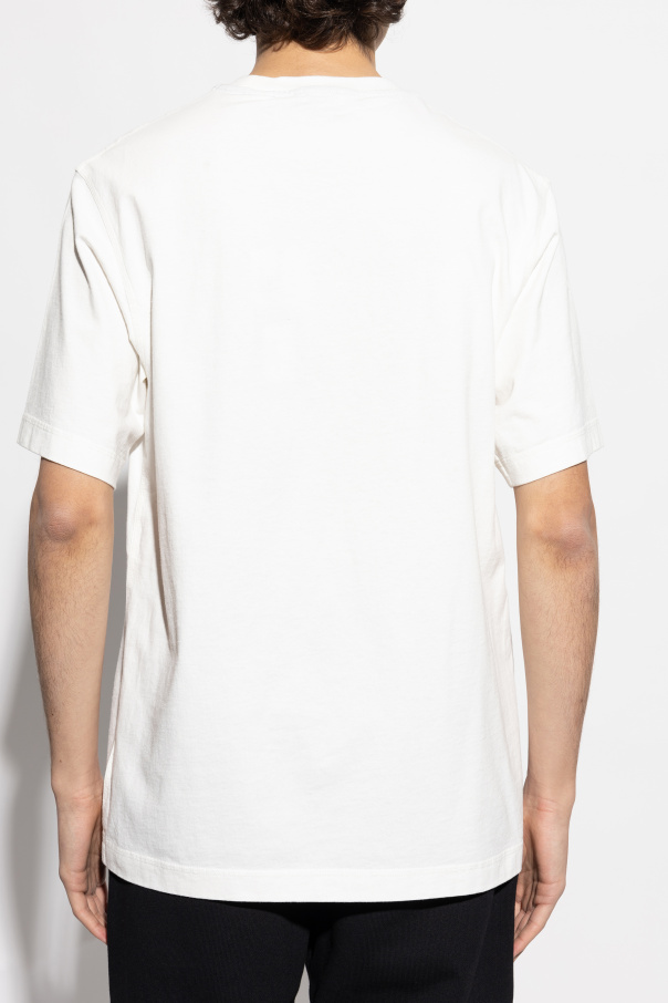 Tシャツ・カットソー BURBERRY Men T Shirts 8107460B7347 White Burberry T-Shirt Logo - White - Men | 8107460 | thebs.com